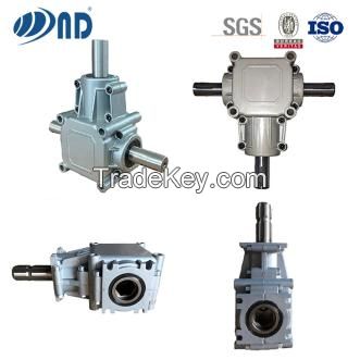 ND Aluminium Box Speed Reducer 90 Degree Right Angle Gearbox