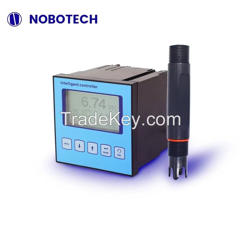 NOBOTECH industrial online ORP meter PH-280 pH orp water instrument ph meter for fish farming and aquaculture