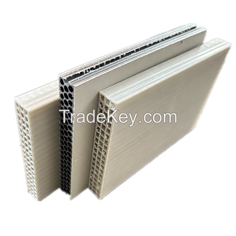 Hollow plastic construction plywood formwork panel 18mm thick pp formwork panel