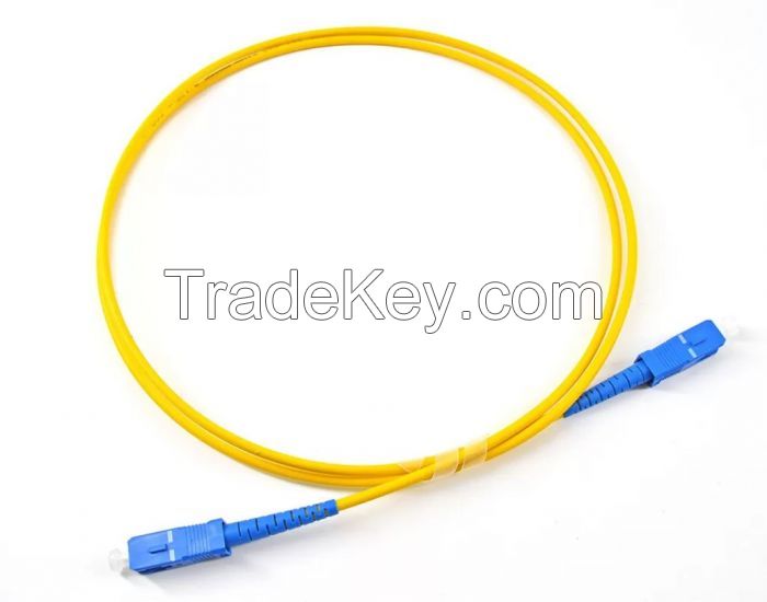 3m sc/apc-sc/apc single mode 2.0mm fiber optic patch cord,jumper,connector, factory direct supply