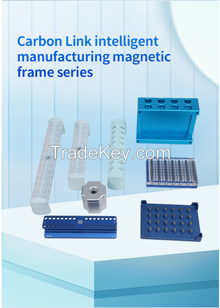 Best-selling 96-well plate magnetic separation rack carbonlinkai magnetic rack for 96 well plate