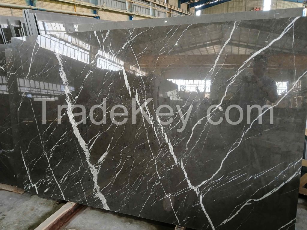 marble, travertinem onyx and Pietra gray marble