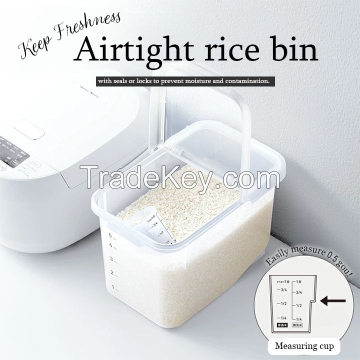 AIRTIGHT RICE STORAGE CONTAINER WITH GASKET