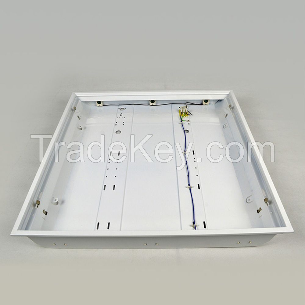 LED concealed grille light panel 600x600mm three tube embedded installation matte bright light 05 thick grille light panel