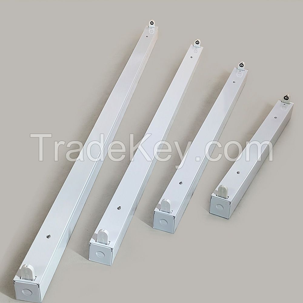 Widening and raising LED bracket 55x55 for installing emergency power supply British bracket 0.5mm thick T8 iron bracket