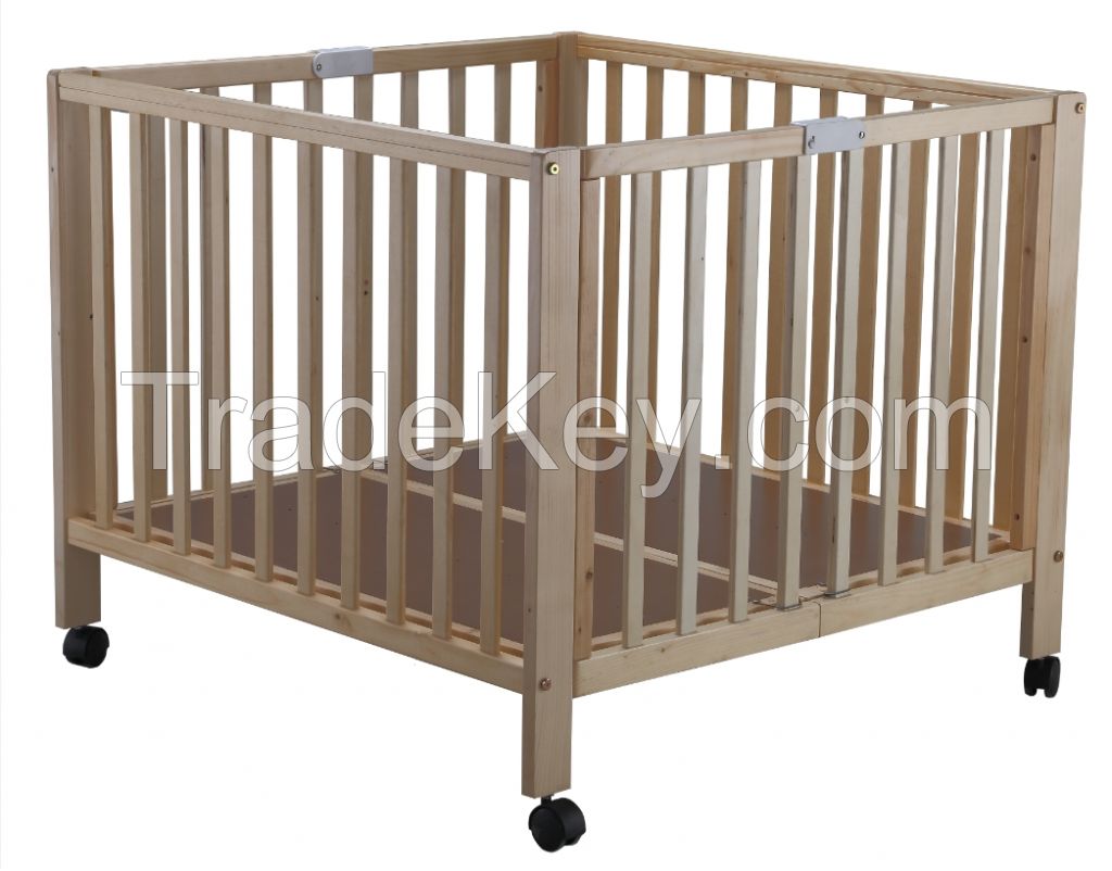 Sarah Foldable Playpen wooden