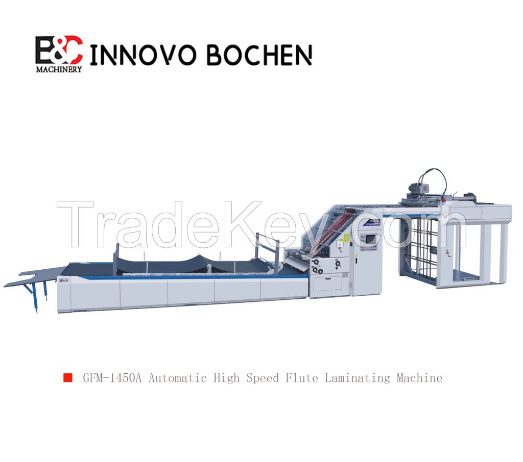 GFM1700 Automatic Flute Laminating Machine litho laminator