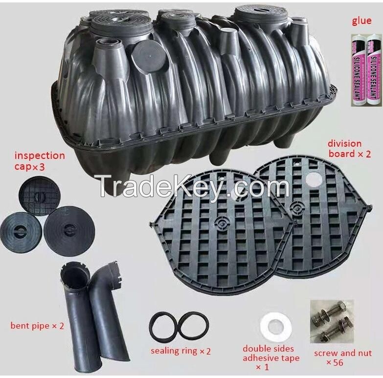 FUGU Polyepropylene Material Septic Tank For Industrial And Residential Usage Purpose