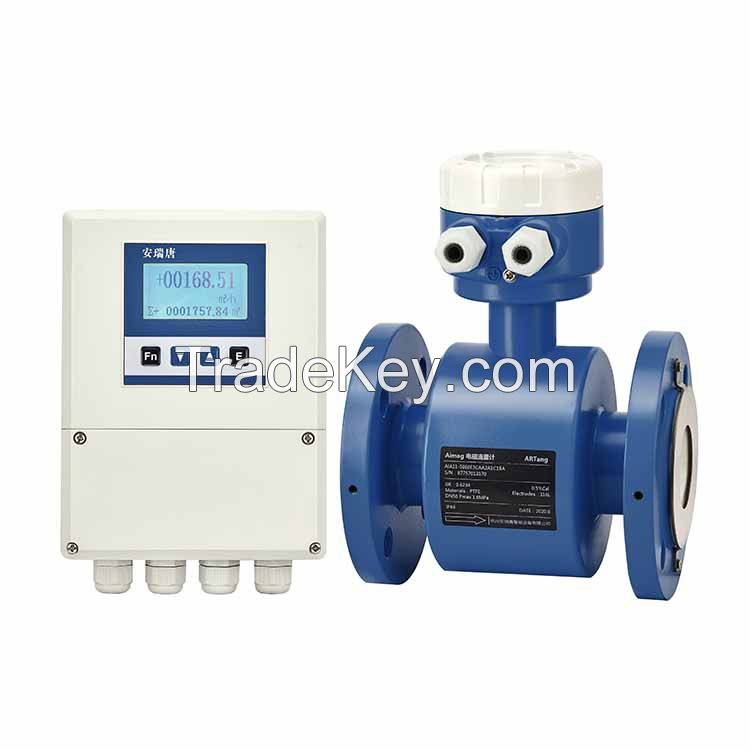 Split Type Electromagnetic Flow Meter 