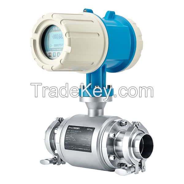 3-A Sanitary Tri-clamp Electromagnetic Flowmeter for Milk