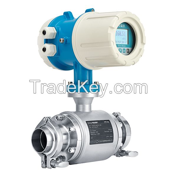 3-A Sanitary Tri-clamp Electromagnetic Flowmeter for Milk