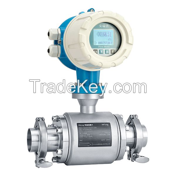 3-A Sanitary Tri-clamp Electromagnetic Flowmeter for Milk