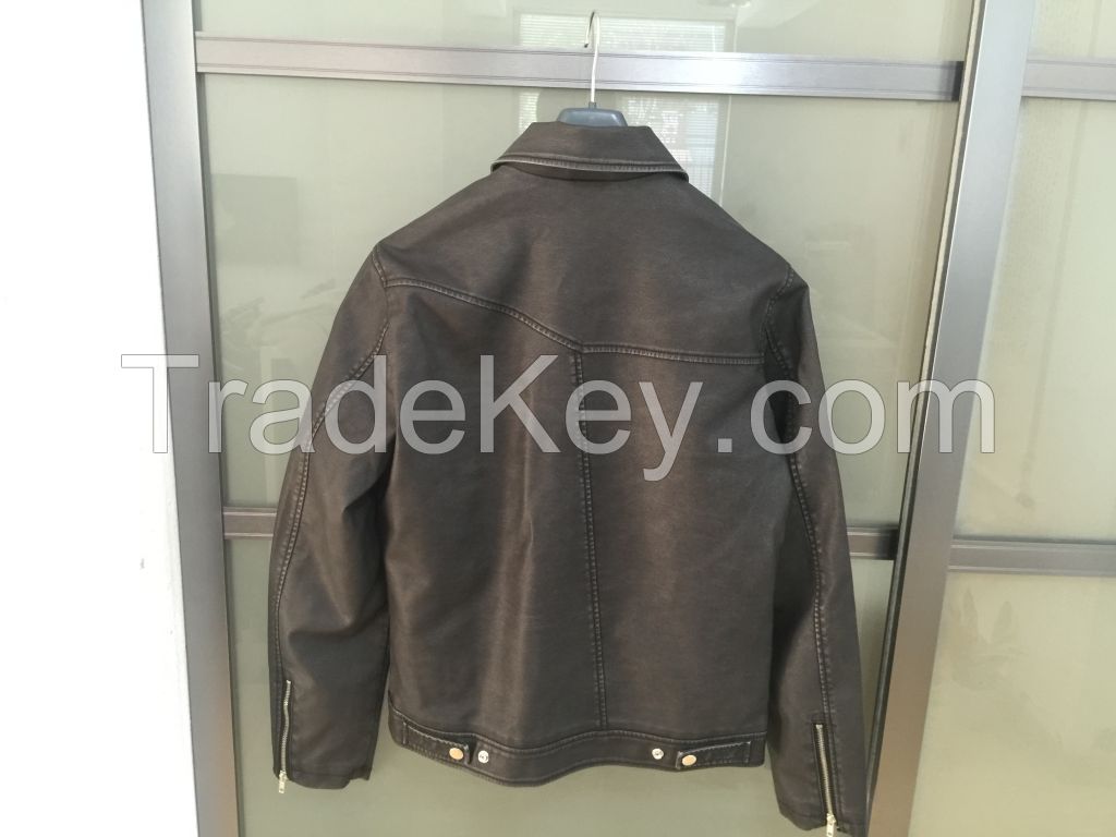 Mens faux leather Jacket