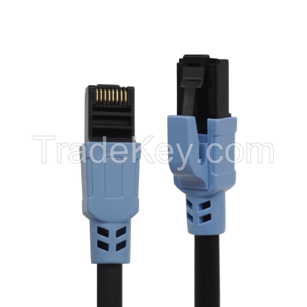 Good Quality Cat6a 24AWG 26AWG 28AWG 30AWG 32AWG Round Patch Cables  UTP Cable Ethernet Internet  Shielding Cable