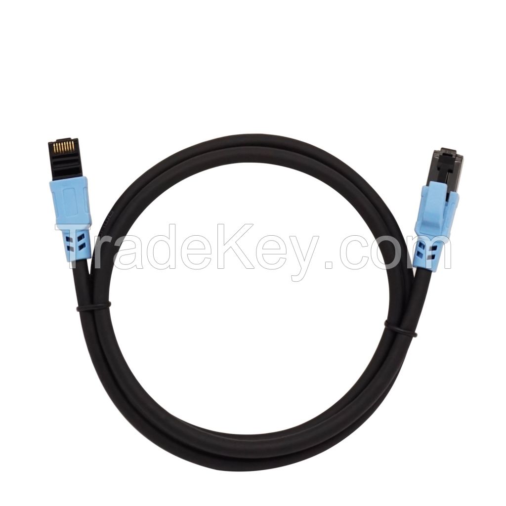 Good Quality Cat6a 24AWG 26AWG 28AWG 30AWG 32AWG Round Patch Cables  UTP Cable Ethernet Internet  Shielding Cable