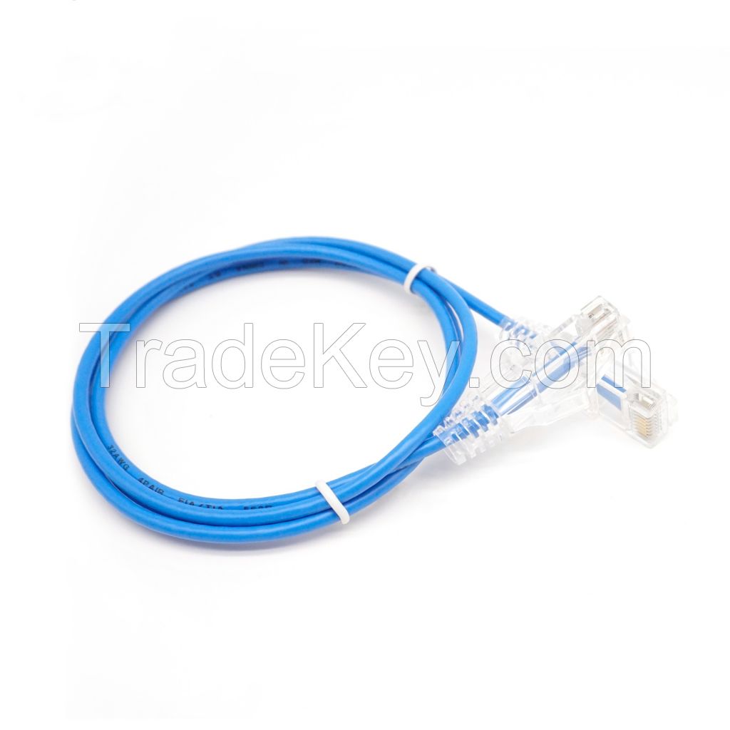 Professional Technology UTP   Round  Ethernet Cable Network Cable LAN Internet PC Router Cat6a Patch Cord