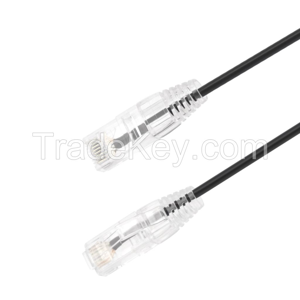 Professional Technology UTP   Round  Ethernet Cable Network Cable LAN Internet PC Router Cat6a Patch Cord