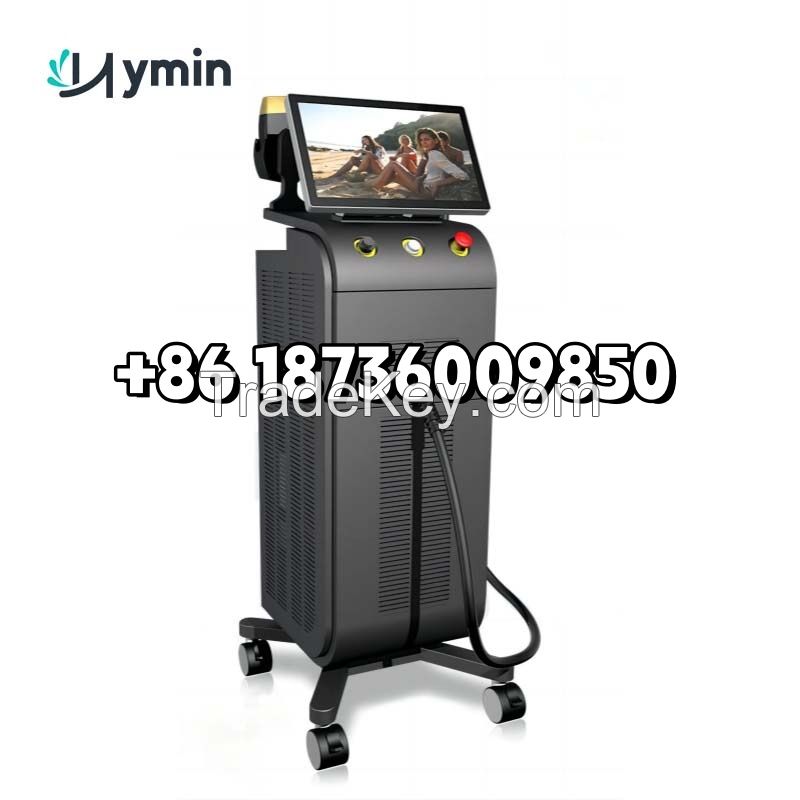 3 wavelength diode laser hair removal machine