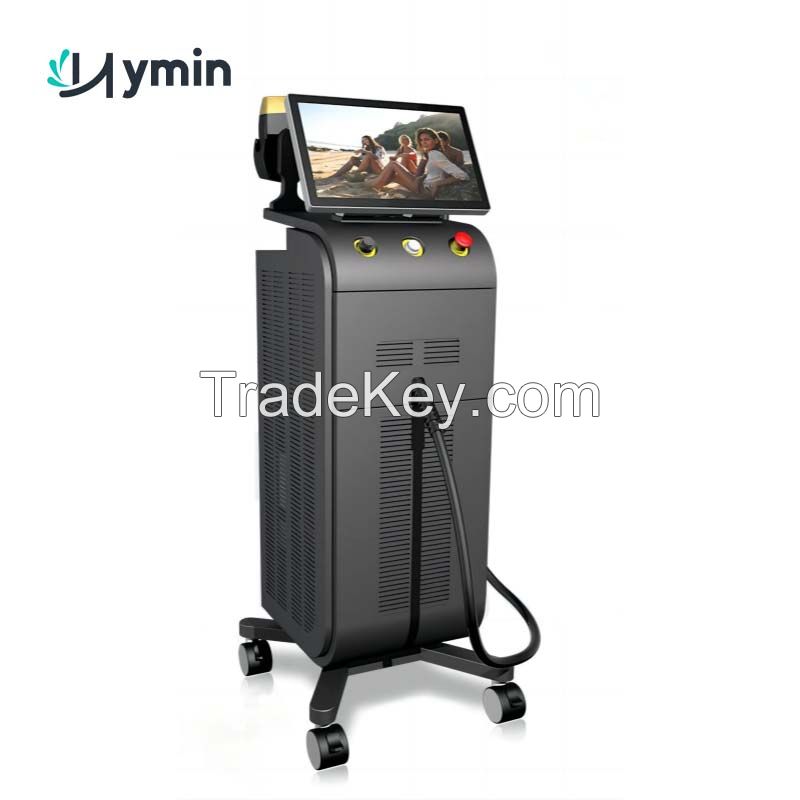 3 wavelength diode laser hair removal machine