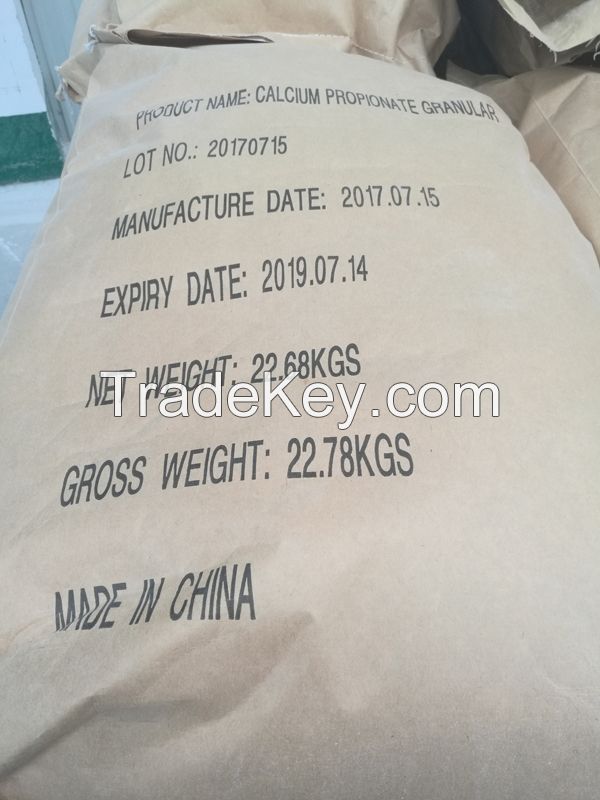 Food Preservatives Calcium Propionate Food Grade Natural Calcium Propionate