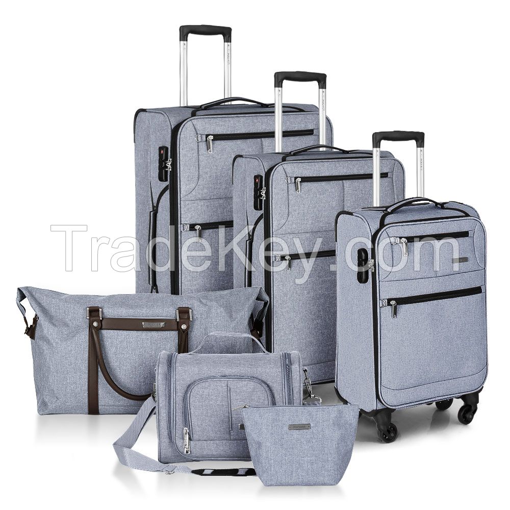 Lightweight 6pcs Luggage Set #KTC-2869