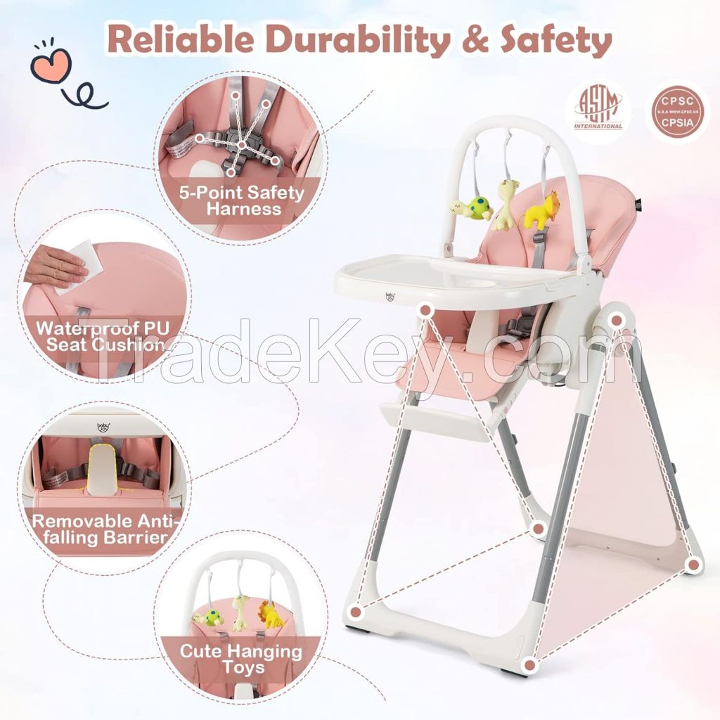 baby high chair with toy bar