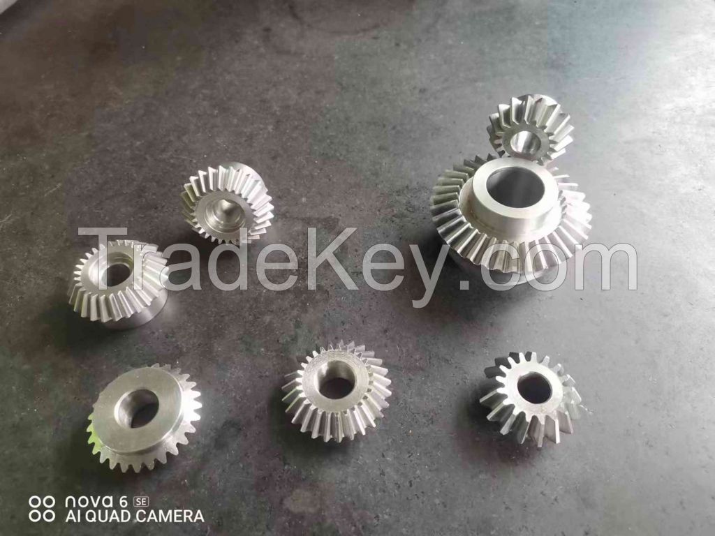 Helical gear with worm gear customized processing