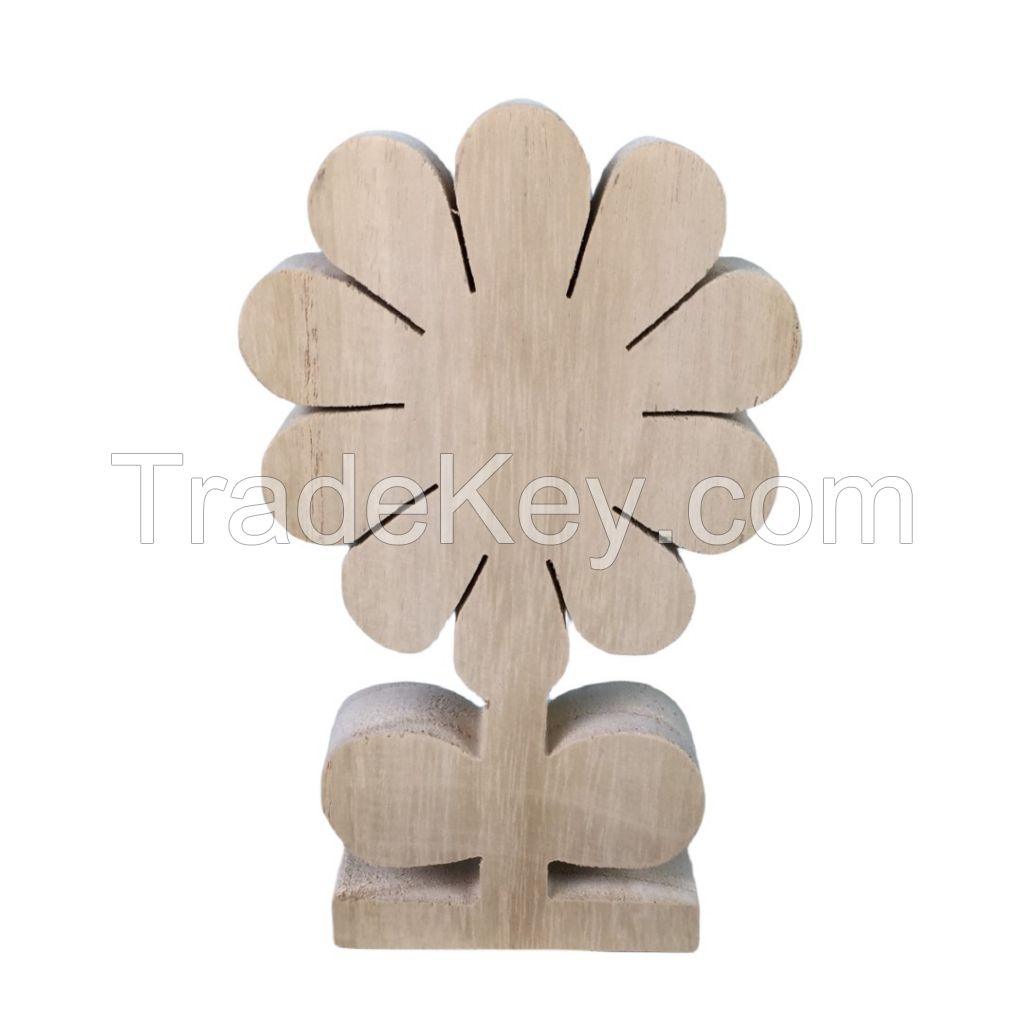 Unfinished Wooden Tabletop Decor