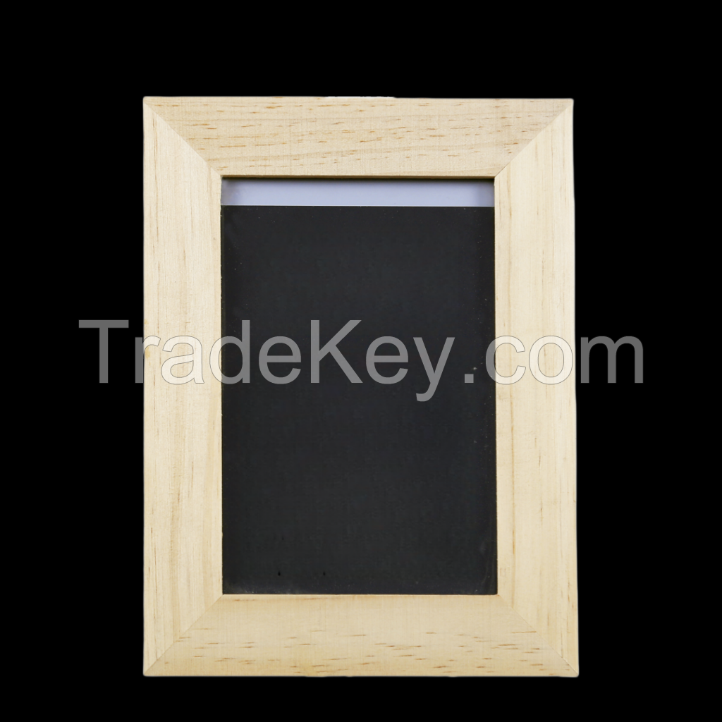 Unfinished Wooden Photo Frame