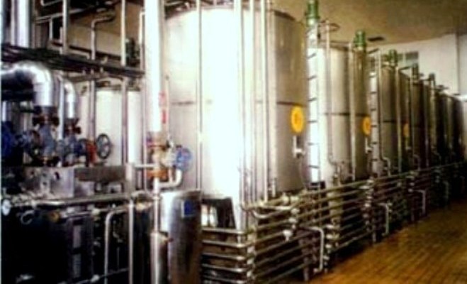 milk production line