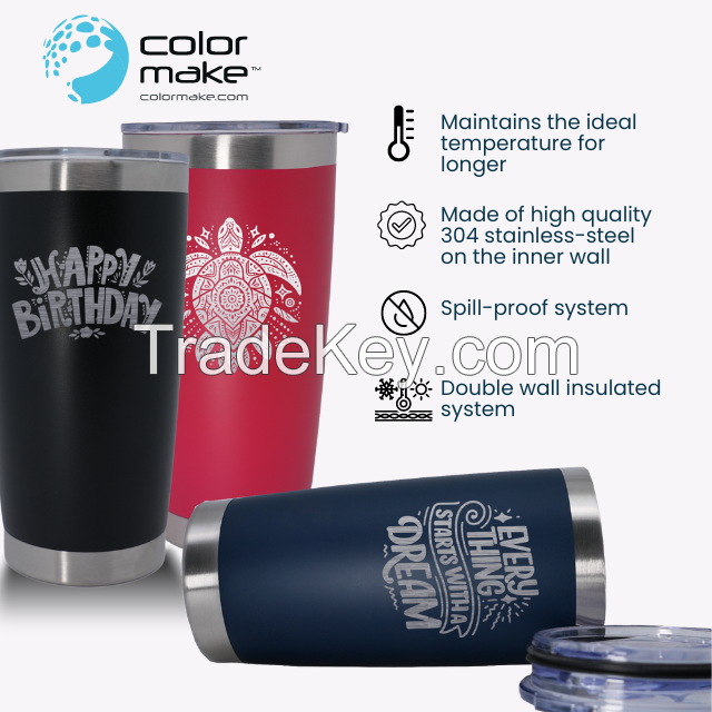 20oz Stainless Steel Tumbler for Customizing Laser Engraving, Vinyl, DTF