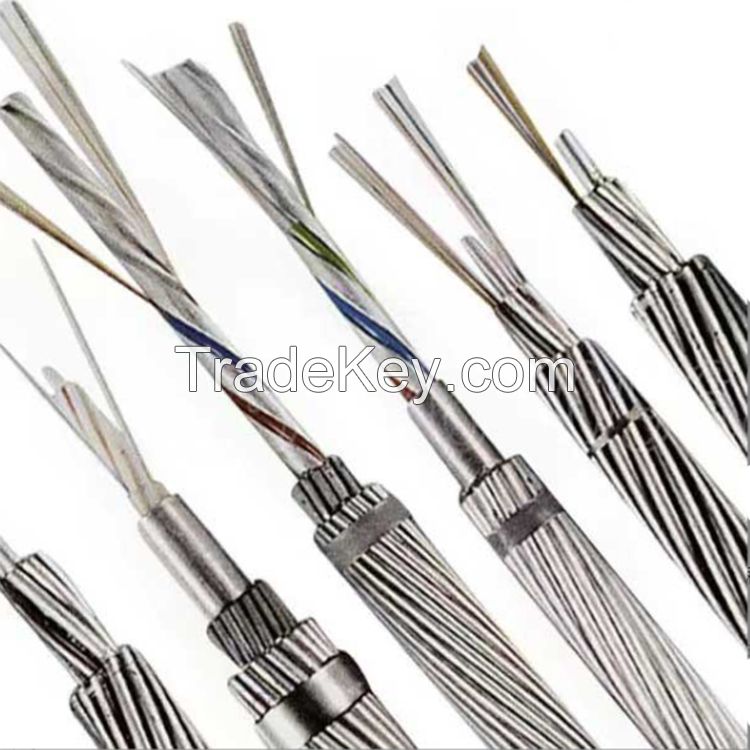 Aluminum clad steel stranded wire Overhead conductor Earth for electric power Transmission