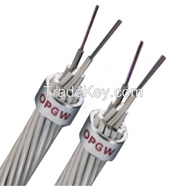 Factory OEM Power System OPGW 24 Core Hybrid Fiber Optic Cable