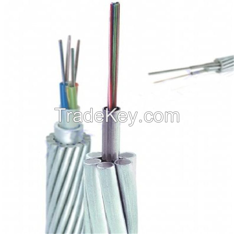 Factory OEM Power System OPGW 24 Core Hybrid Fiber Optic Cable