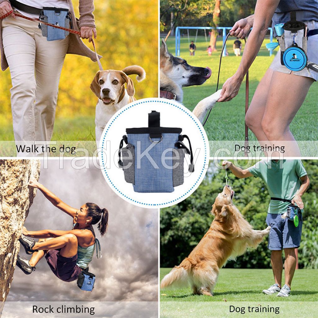 Dog training waist pack/pet food bag/training bag/dog snack bag/Portable dog bag/dog training bag for walking