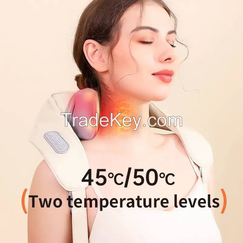 Best Shiatsu neck and shoulder massager With Heat, Electric heated shoulder and back massager machine for shoulder pain manufacturer.