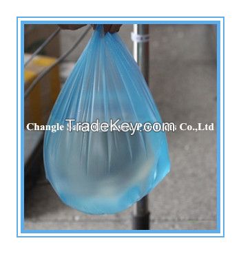 hdpe star-sealed garbage bag on roll, garbage can liners