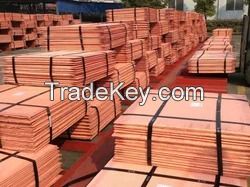 Copper Cathode Best grade AA 99.99% World wide Delivery