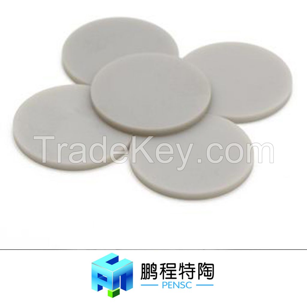 High Purity Customized Ain Aluminum Nitride Ceramic Plate Thermal Management Material for LED Packaging Aluminium Nitride Ceramic