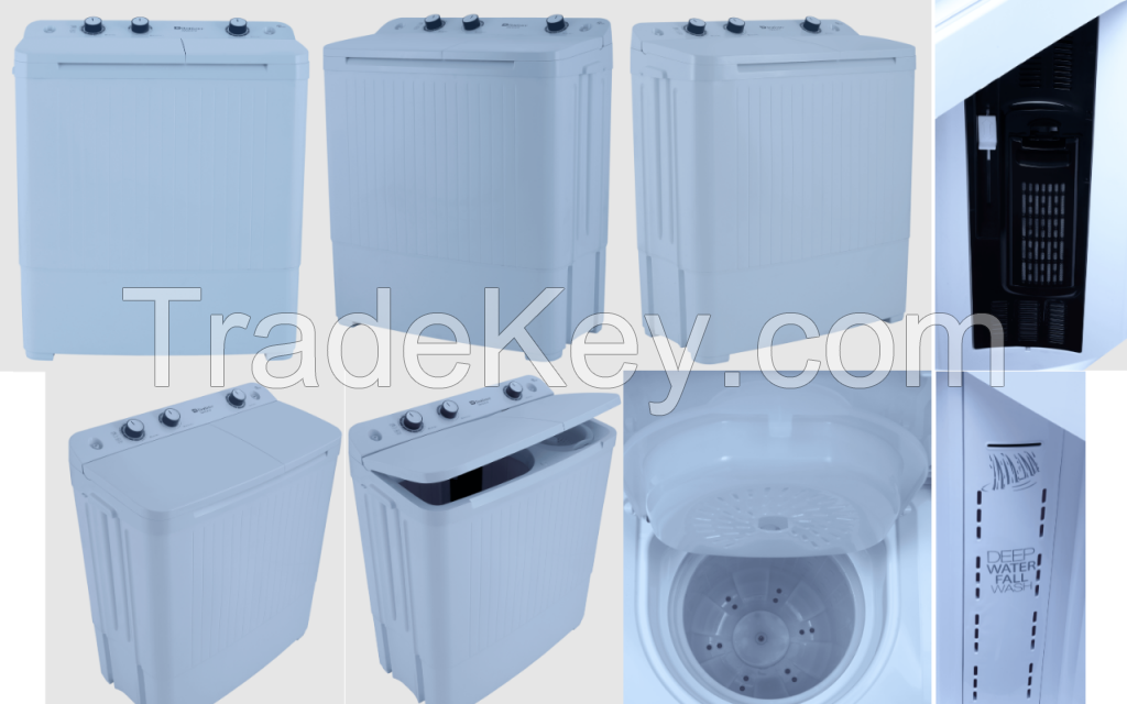 Semi Automatic Twin Tub Washing Machine Plastic Body