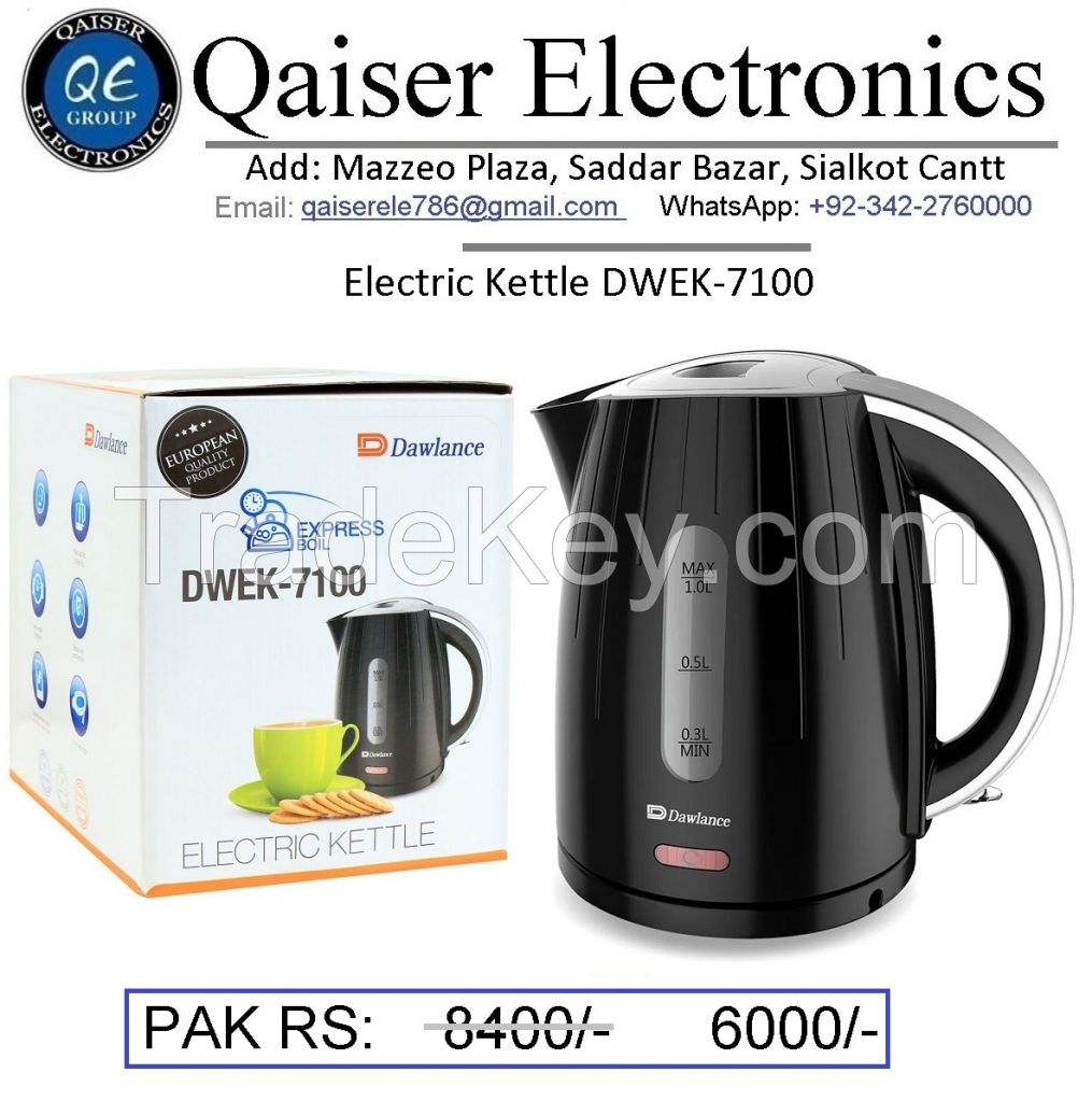 Electric Kettle 1.7 Liter Stainless Steel Jug