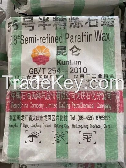 Bulk Solid Industrial Fully Refined Paraffin Wax/Parafin Wax/Paraffin Wax 58/60