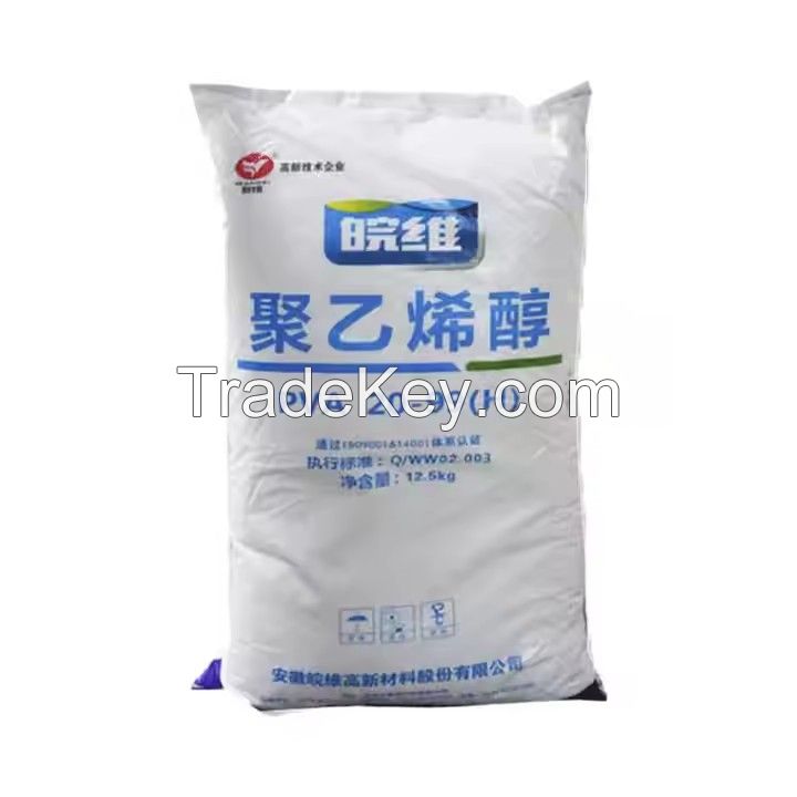 PVA 1788/2488/1799/2399/2699 Chemical Polyvinyl Alcohol for Tiles Adhesive Gypsum Plaster