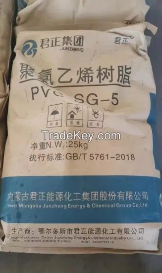 Virgin Wholesale Plastic Raw Material Polyvinyl Chloride Recycled PVC Resin White Powder Price Sg3/Sg5/Sg8/S-65D/K65/K67/K57//K70/S1000 with CAS 9002-86-2