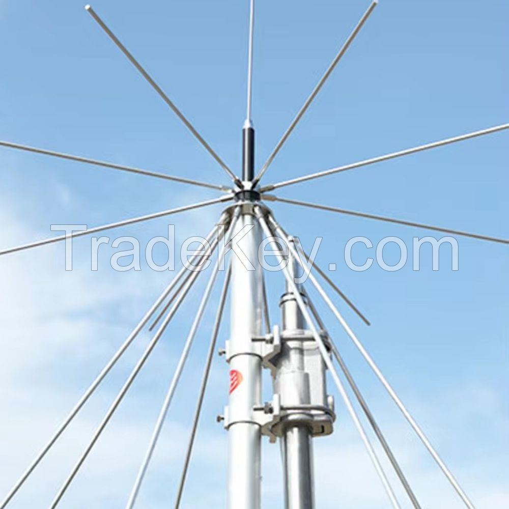 long range discone antenna 25-3000mhz outdoor wide band antenna stainless steel omni base station antenna 