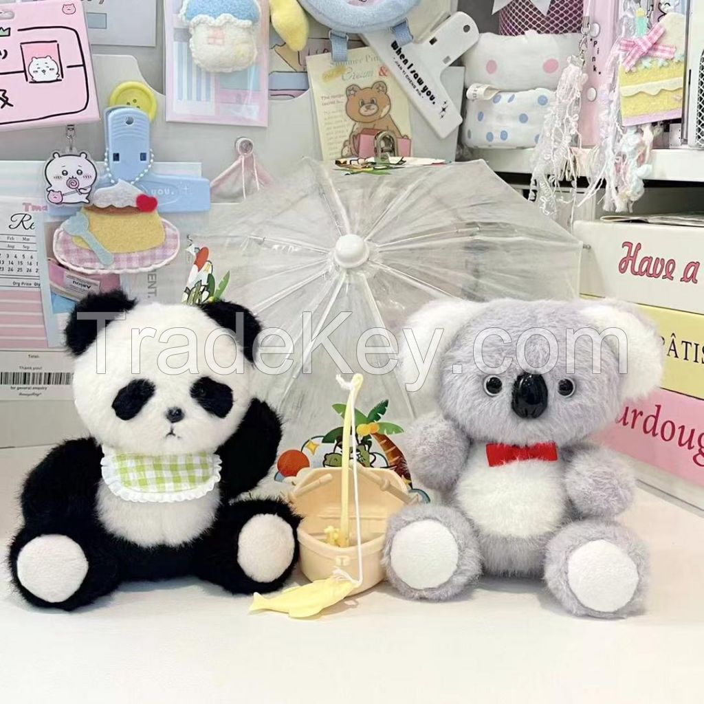 Plush toy (panda and koala)