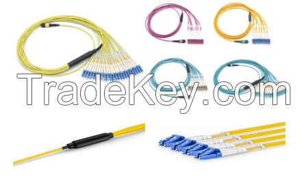 MPO/MTP Fanout Hybrid Patch Assemblies fiber optic cable