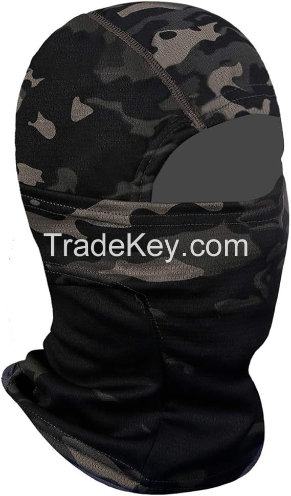 Custom Logo One Hole White Print Designer Balaclava Face Mask Women Man Camouflage Custom Balaclava