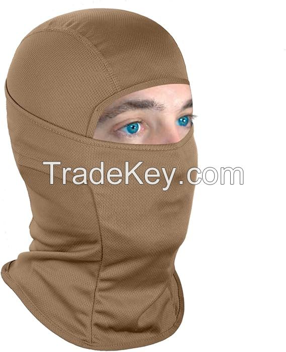 Custom Logo One Hole White Print Designer Balaclava Face Mask Women Man Camouflage Custom Balaclava