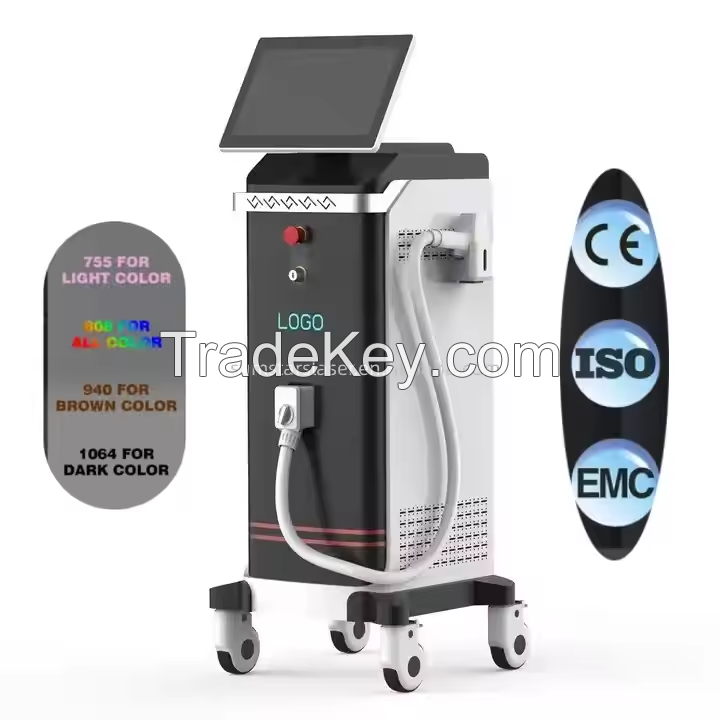 2024 Newest 1000W 1200W 1600W Wave 808nm Laser Diode Hair Removal 755 8081064 Diode Laser Machine